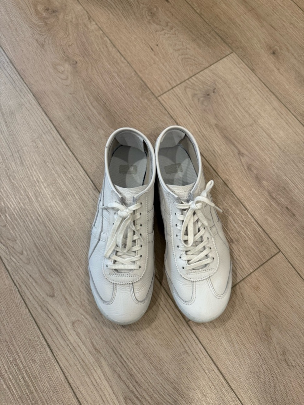 Onitsuka Tiger by Asics White Leather Low-Top Sneakers